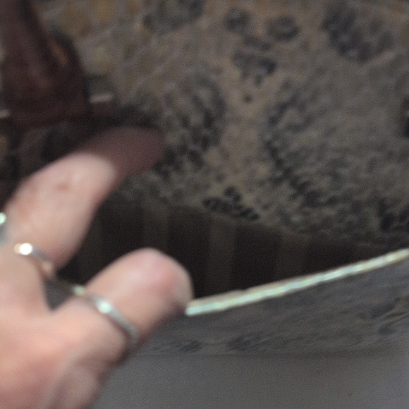 Brahmin Duxberry Snakeskin Embossed With Whiten And Brown Croc Embossed Handles! - Picture 11 of 17